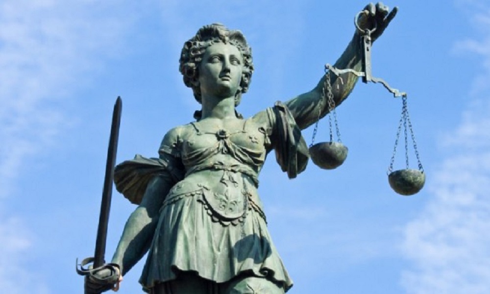 Image of a statue of law